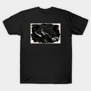 Crocodile in the dark T-Shirt